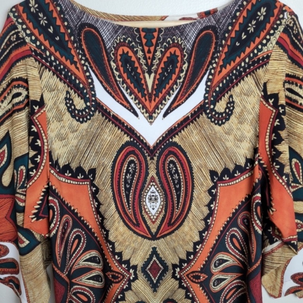 Chico’s Empire Print Sheath Dress - Picture 9 of 14